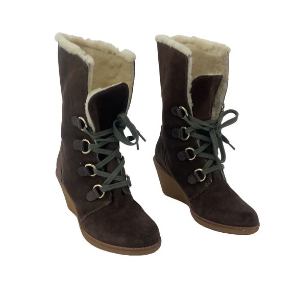 Cole Haan Suede Brown Boots, go winter! - Picture 1 of 5
